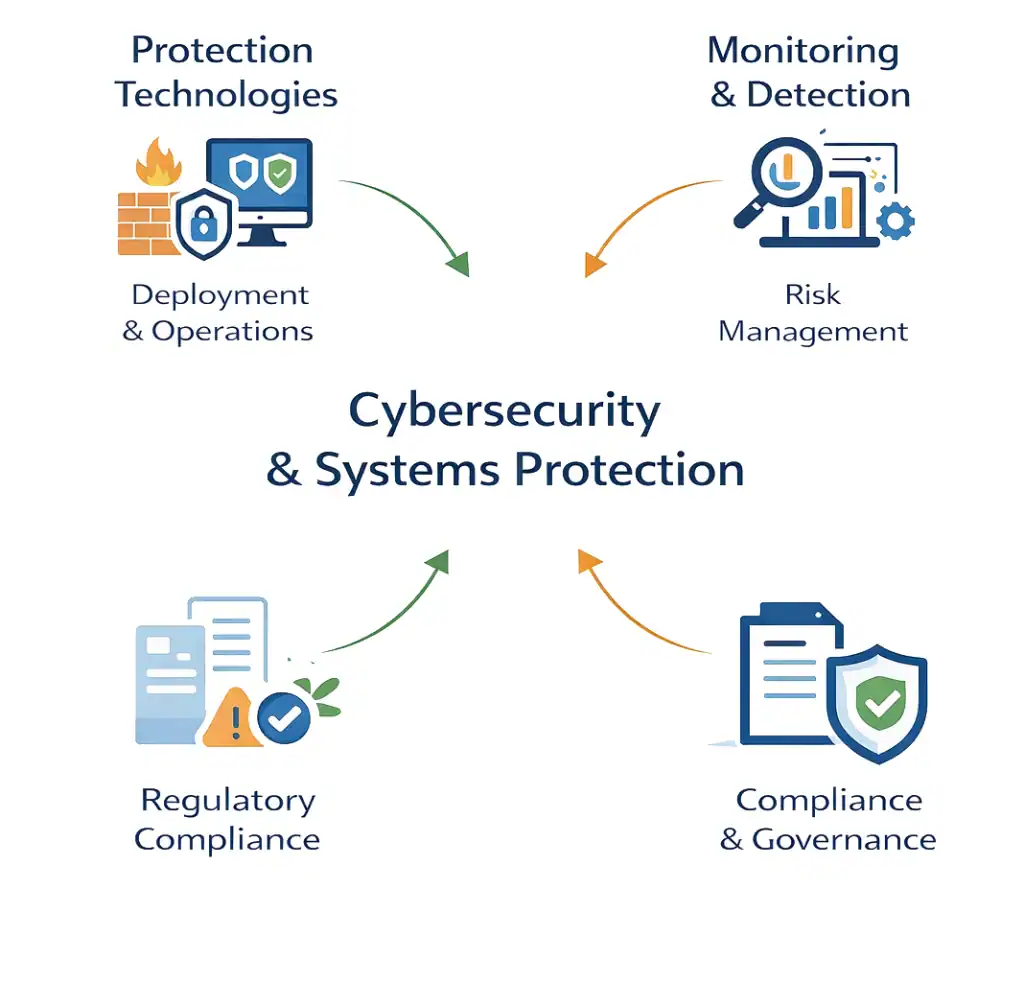 Cybersecurity & Systems Protection Protective cybersecurity technologies for deployment and operations.